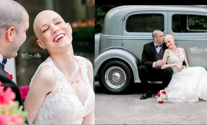 novia con cáncer de mama se casa novia con cáncer de mama se casa