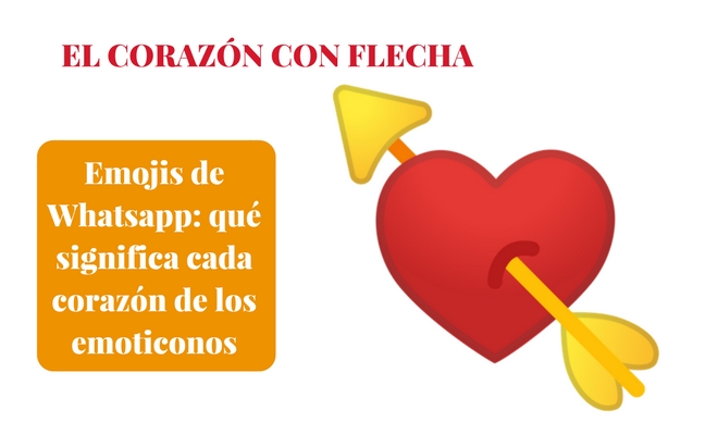 Emojis de Whatsapp: corazón con flecha