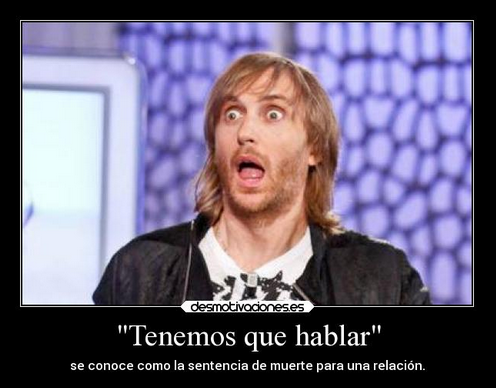 Tenemos que hablar