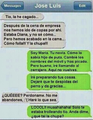 Mensajes de whatsapp