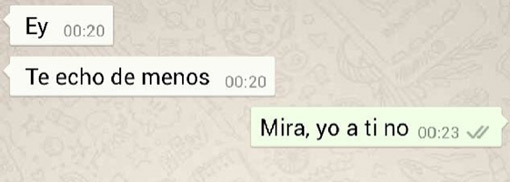 Hombre insistiendo por whatsapp Hombre insistiendo por whatsapp