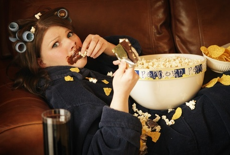 Mujer en el sofá Mujer en el sofá