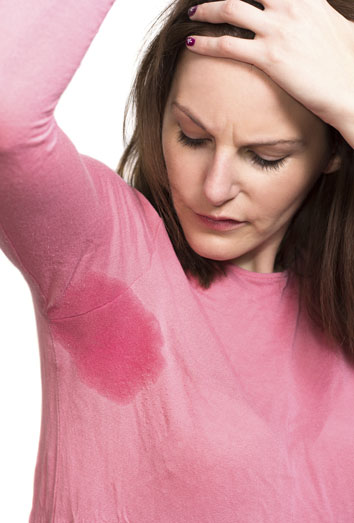 Perspirex para el sudor de la piel