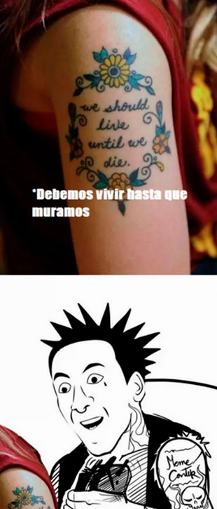 La profundidad convertida en tatuaje. La profundidad convertida en tatuaje.