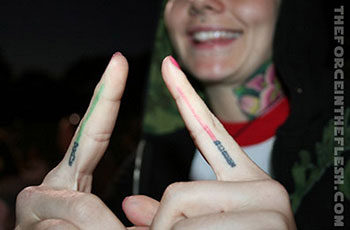 Foto de un tatuaje de cine: Star Wars Foto de un tatuaje de cine: Star Wars