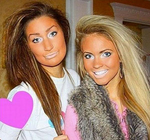 Maquilladas con Cola Cao