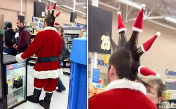 A Santa Claus no le va a hacer mucha gracia este peinado A Santa Claus no le va a hacer mucha gracia este peinado