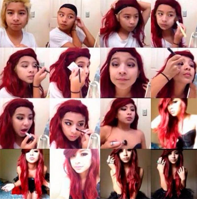 El espectacular cambio que permite el maquillaje. El espectacular cambio que permite el maquillaje.