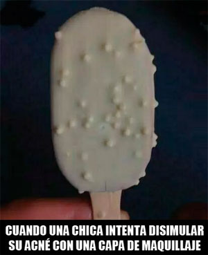 Lo que parece cuando te maquillas demasiado. Lo que parece cuando te maquillas demasiado.