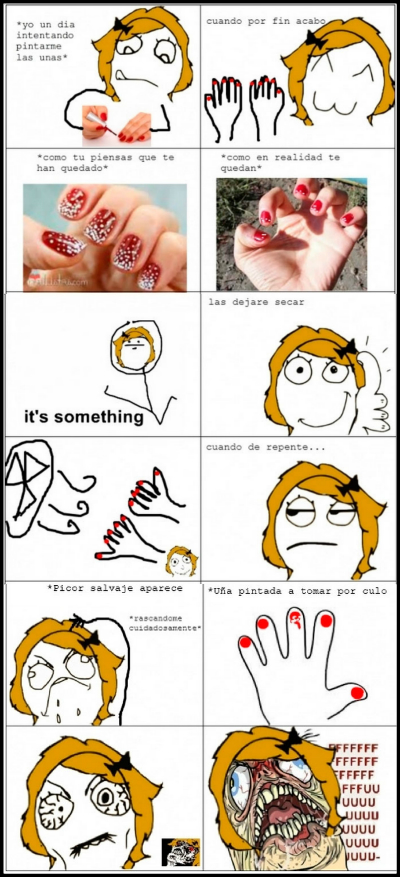Problemas al hacerse la manicura.  Problemas al hacerse la manicura.