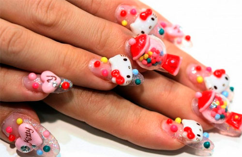 Las uñas más monas pero también incómodas. Las uñas más monas pero también incómodas.