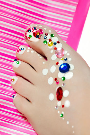 Unas uñas originales, por llamarlas de alguna forma. Unas uñas originales, por llamarlas de alguna forma.