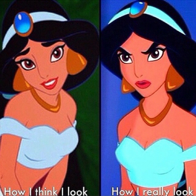 Espejo Cara de pocos amigos