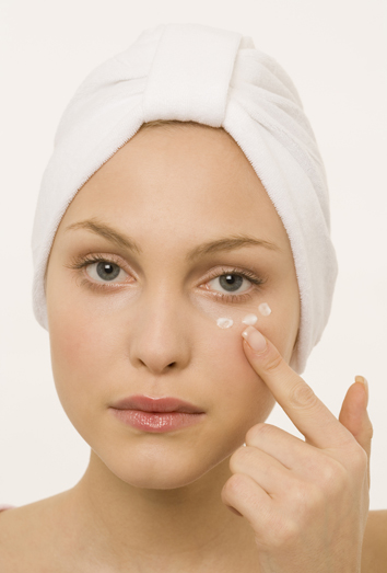 Ojeras de color azul 