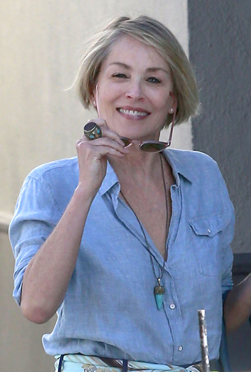 La piel bonita de Sharon Stone La piel bonita de Sharon Stone