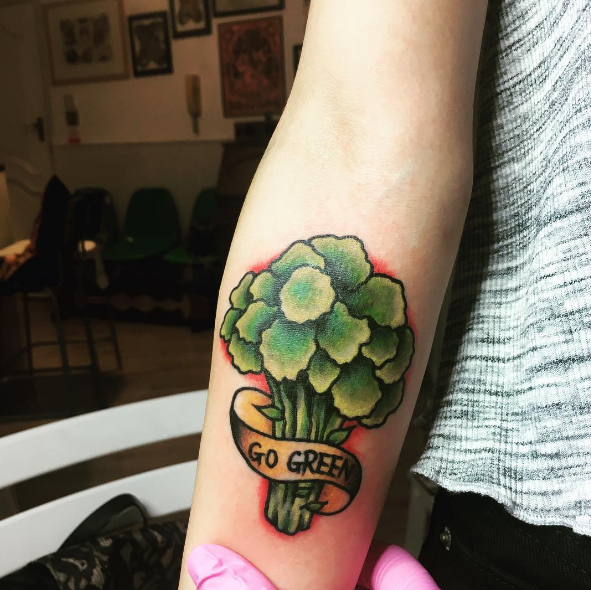 brocoli tatuaje