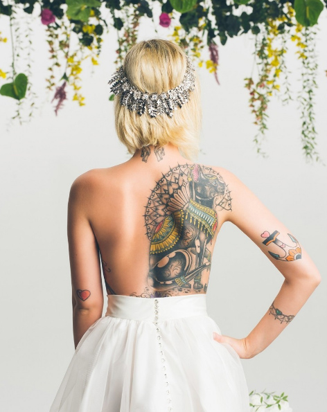 Las Novias Tatuadas Más Guapas Y Elegantes