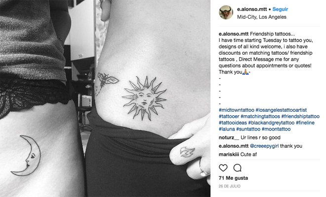 tatuajes para las mejores amigas