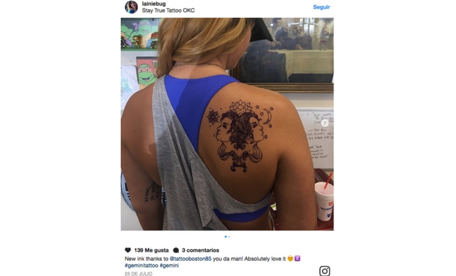 El tatuaje que más le pega a Géminis El tatuaje que más le pega a Géminis