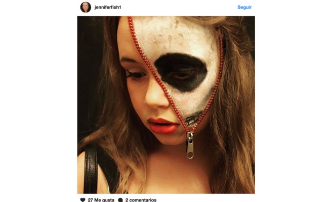Halloween Cremallera Maquillaje Disfraz Colmillos de Vampiro Dientes Látex