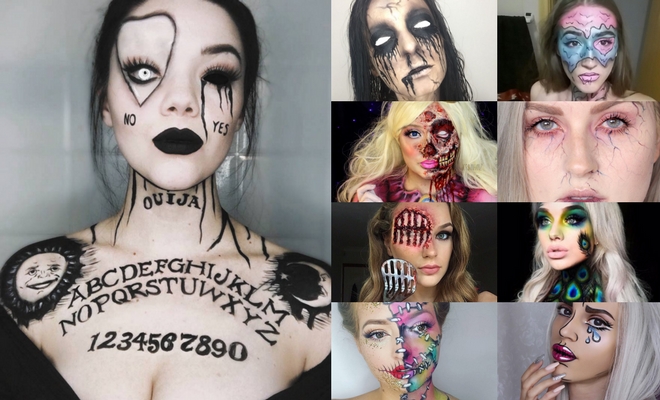 Más de 150 ideas de maquillaje para Halloween