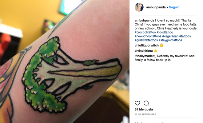 Cómo tatuarte tu comida favorita coli