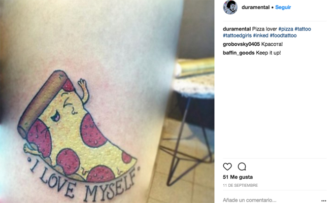 Cómo tatuarte tu comida favorita queso