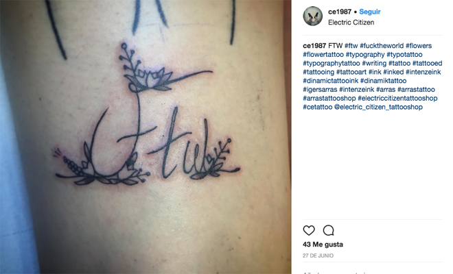 mejores tipografías tatuaje mejores tipografías tatuaje