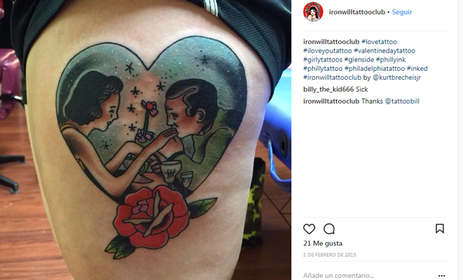 tatuajes para San Valentín