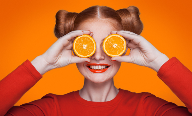 101 tricks for perfect hair: fruits with vitamin C