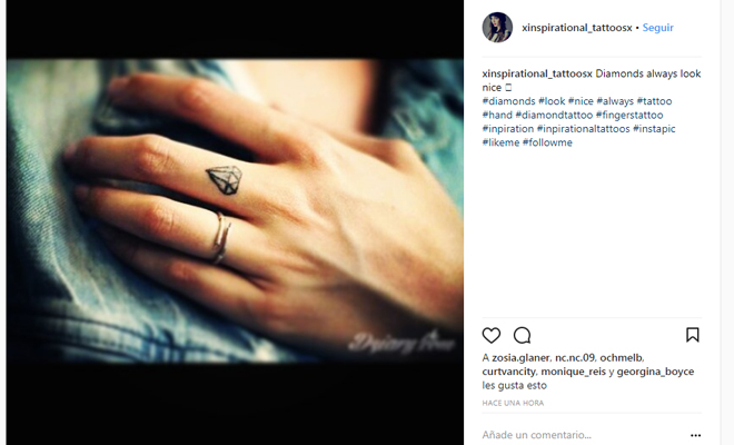 218754-diamante Tatuajes de diamante