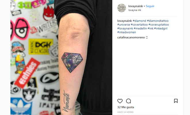 218754-diamante Tatuajes de diamante