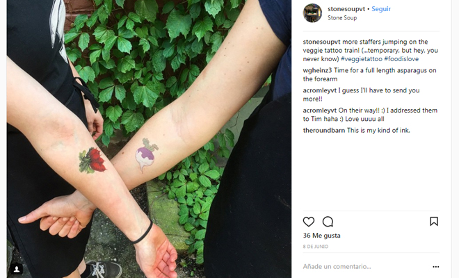 Tatuajes para hacer vegetariano
