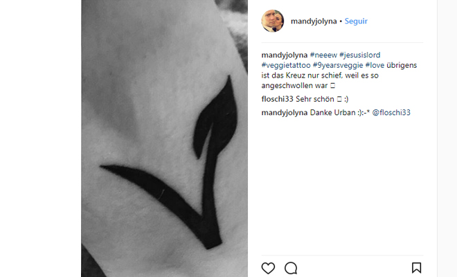 Tatuajes para hacer vegetariano