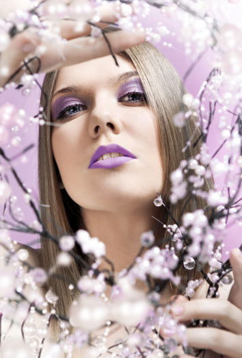 La tendencia de los labios morados