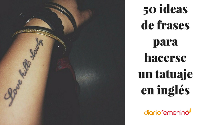 50 frases para tatuarse en inglés con traducción al español