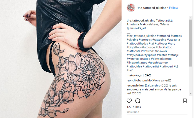 Ideas de tatuajes para personas extrovertidas: flores en blanco y negro Ideas de tatuajes para personas extrovertidas: flores en blanco y negro
