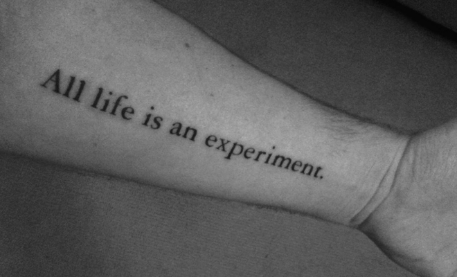 Frases sobre la vida para hacerse un tatuaje en inglés