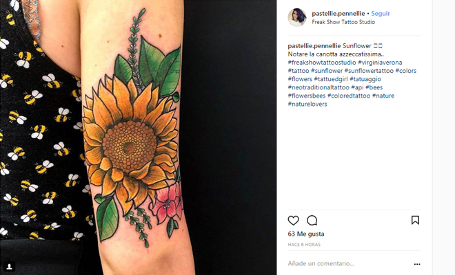 El Misterioso Secreto De Los Tatuajes De Girasoles