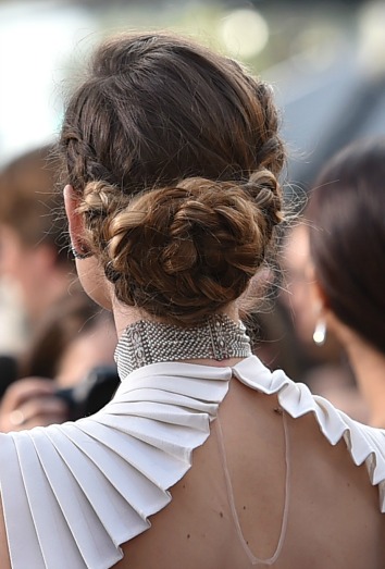 El recogido con trenzas de Olivia Wilde El recogido con trenzas de Olivia Wilde