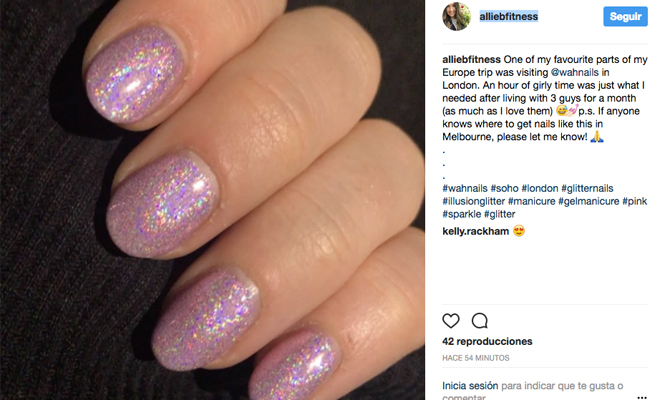 Uñas en San Valentín: diseños románticos con purpurina Uñas en San Valentín: diseños románticos con purpurina