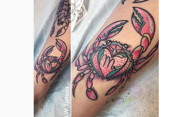 Un tatuaje para cada signo del zodiaco: tatuaje de cáncer