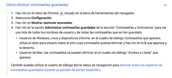 Cómo borrar las contraseñas del Chrome Cómo borrar las contraseñas del Chrome