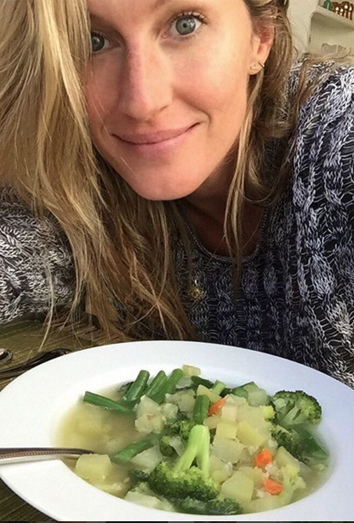 Así es la dieta de la modelo Gisele Bündchen