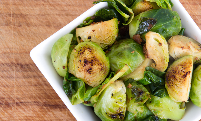 cómo comer en otoño coles de bruselas