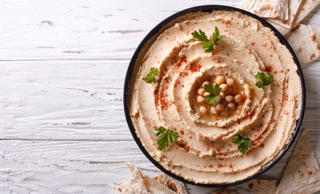 Recetas de entrantes y aperitivos para Navidad: humus