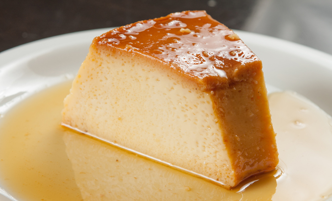 Recetas de postres para Navidad: flan