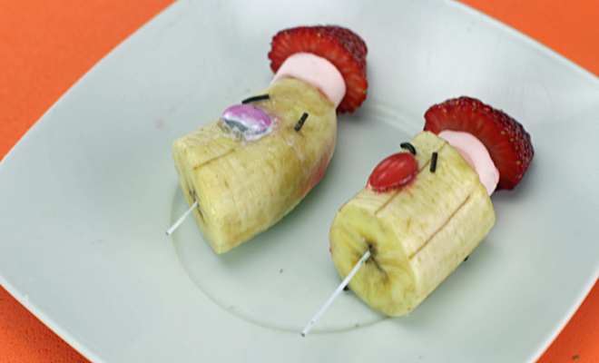 Recetas de postres para Navidad: plátanos de Papá Noel