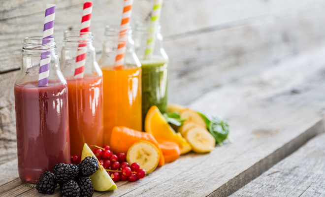 Recetas de postres para Navidad: zumos detox