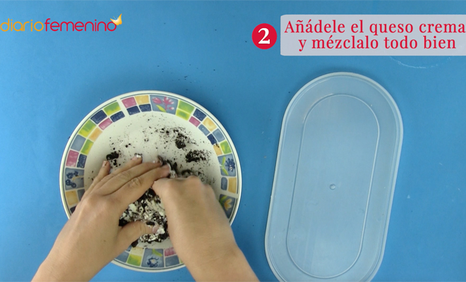 Recetas de postres fáciles: trufas de chocolate paso 2 Recetas de postres fáciles: trufas de chocolate paso 2